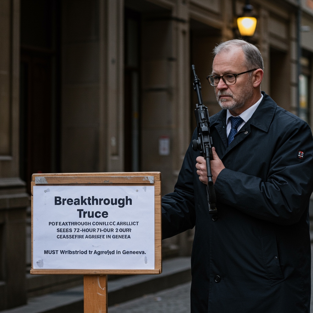 Breakthrough Truce: Fictional Conflict Sees 72 Hour Ceasefire Agreed in Geneva