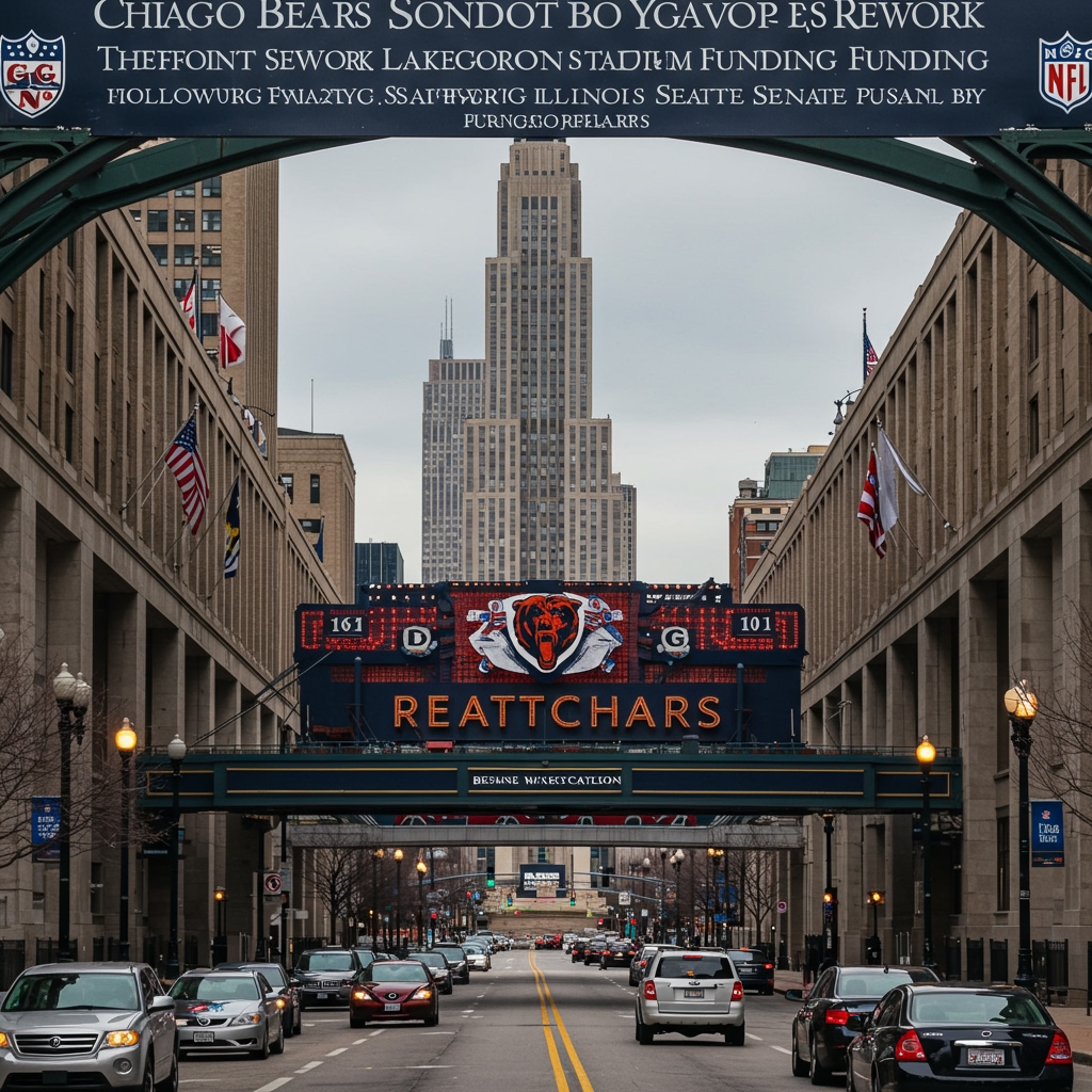 Chicago Bears Rework Lakefront Stadium Funding Bid Following Illinois Senate Pushback