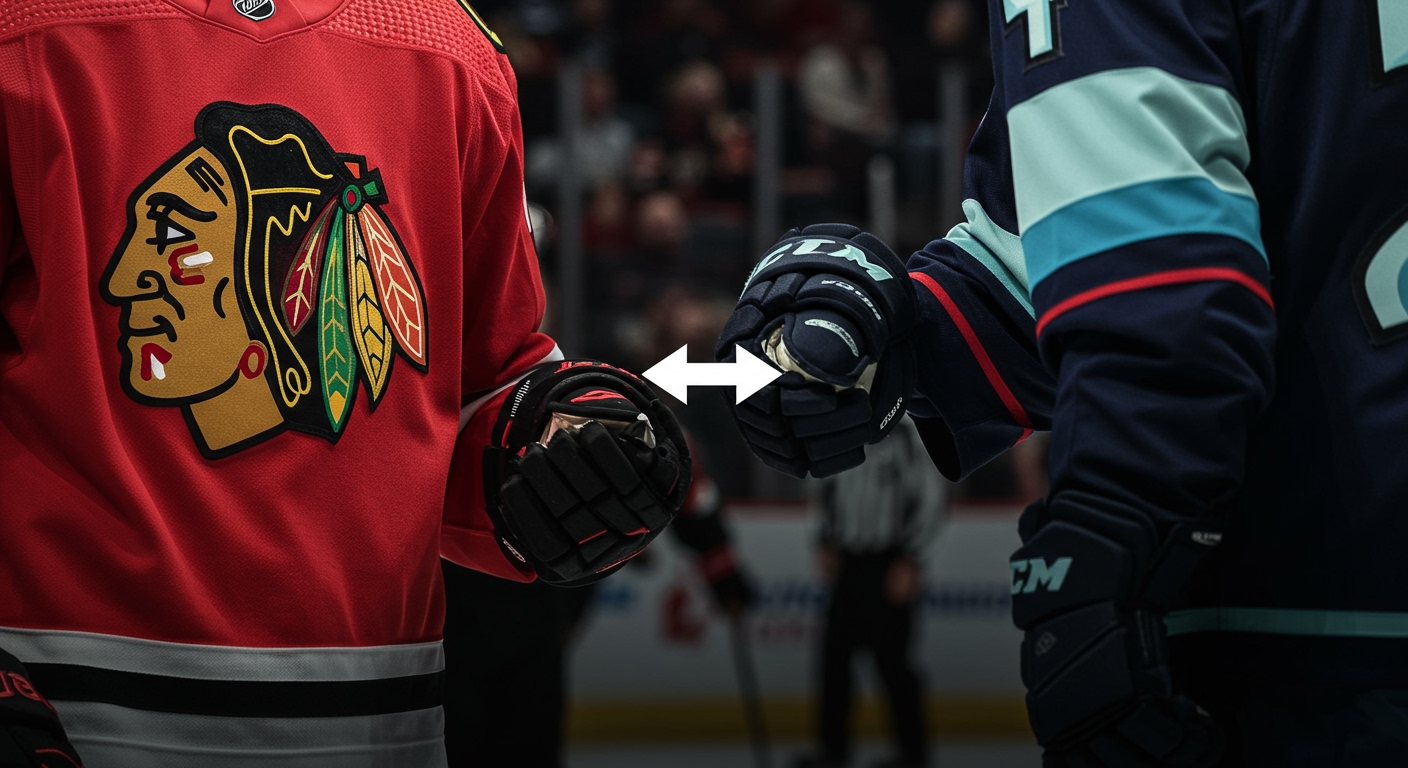 Chicago Blackhawks Acquire Stanley Cup Winner Andre Burakovsky from Seattle Kraken for Joe Veleno in Forward Trade