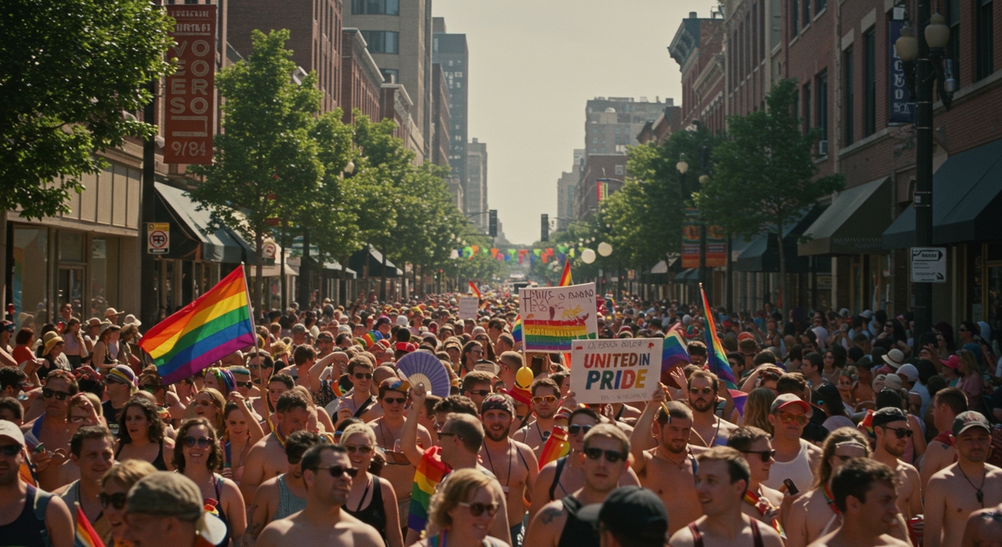 Chicago Celebrates 54th Pride Amid Heatwave, National Challenges