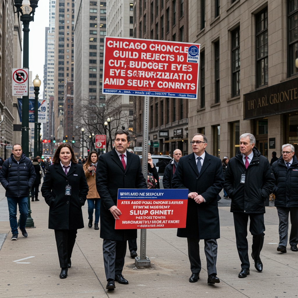 Chicago Chronicle Guild Rejects 10% Budget Cut, Eyes Strike Authorization Vote Amid Job Security Concerns