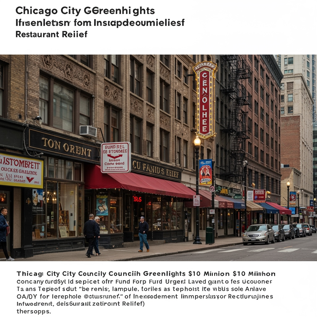 Chicago City Council Greenlights $10 Million Fund for Independent Restaurant Relief