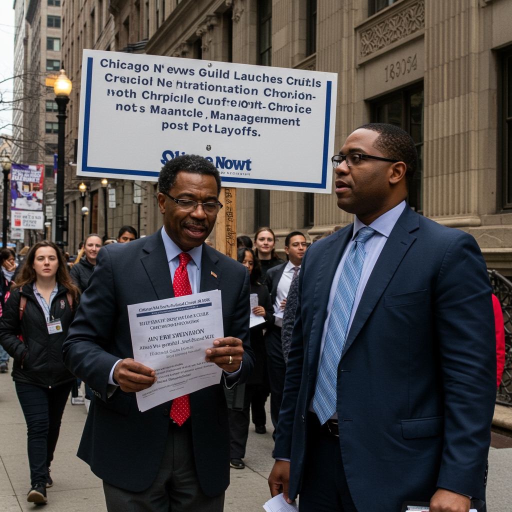 Chicago News Guild Launches Crucial Negotiations with Chronicle Management Post Layoffs