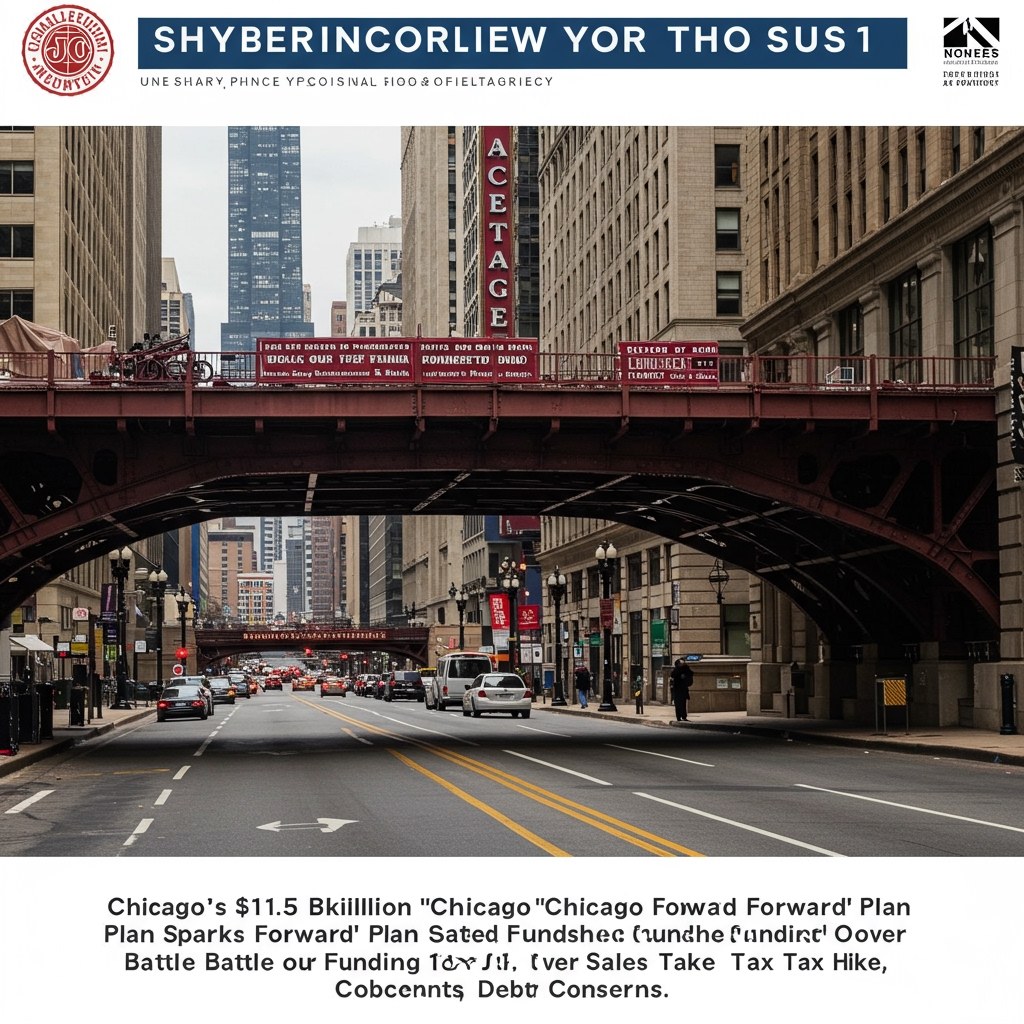 Chicago's $1.5 Billion 'Chicago Forward' Plan Sparks Heated Funding Battle Over Sales Tax Hike, Debt Concerns