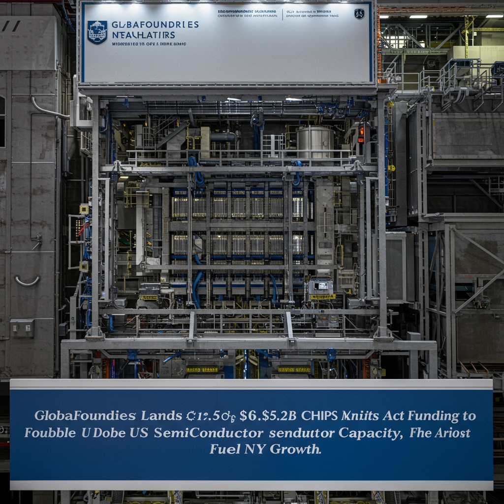 GlobalFoundries Lands $5.2B CHIPS Act Funding to Double US Semiconductor Capacity, Fuel NY Growth