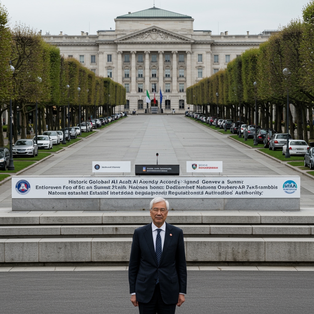 Historic Global AI Safety Accord Signed at Geneva Summit: Nations Establish International Regulation Authority
