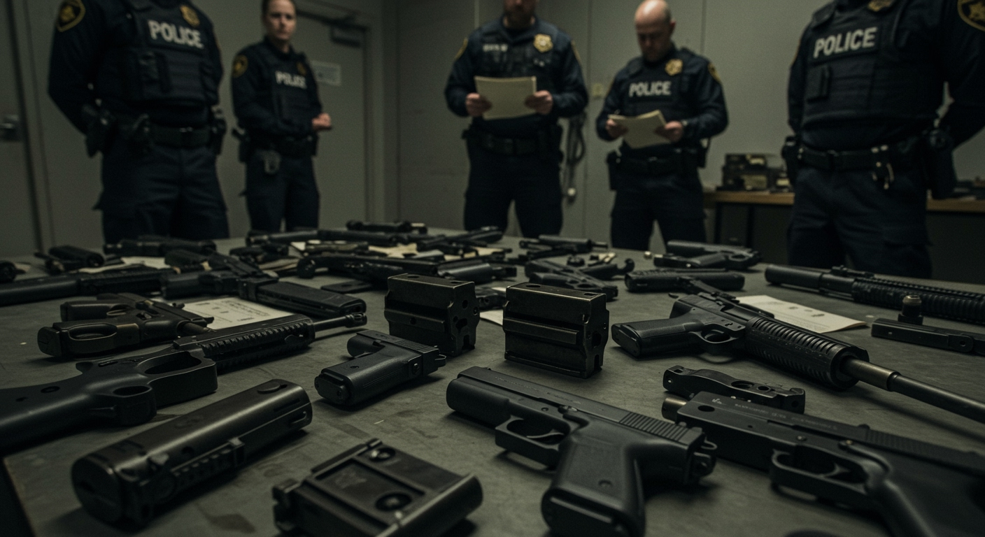 Interstate Gun Trafficking Ring Busted Between Chicago, Indianapolis; 20 Firearms Seized, Five Charged