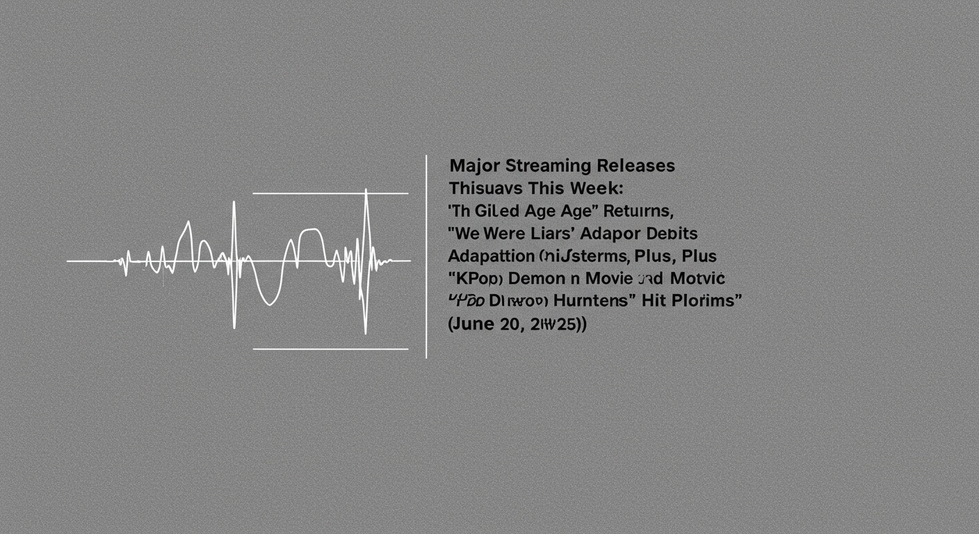 Major Streaming Releases This Week: 'The Gilded Age' Returns, 'We Were Liars' Adaptation Debuts, Plus 'Minecraft' Movie and 'KPop Demon Hunters' Hit Platforms (June 20, 2025)