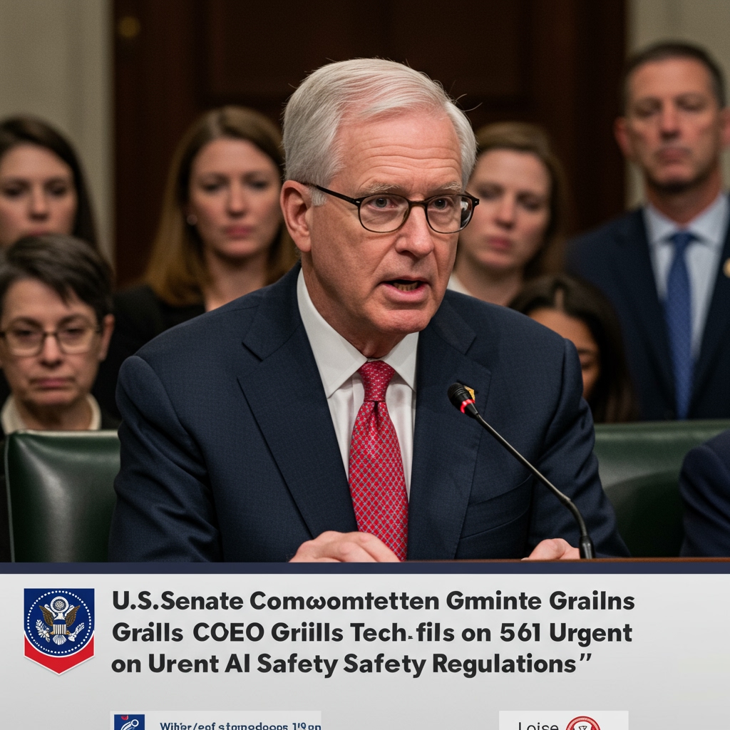 U.S. Senate Committee Grills Tech CEOs on Urgent AI Safety Regulations