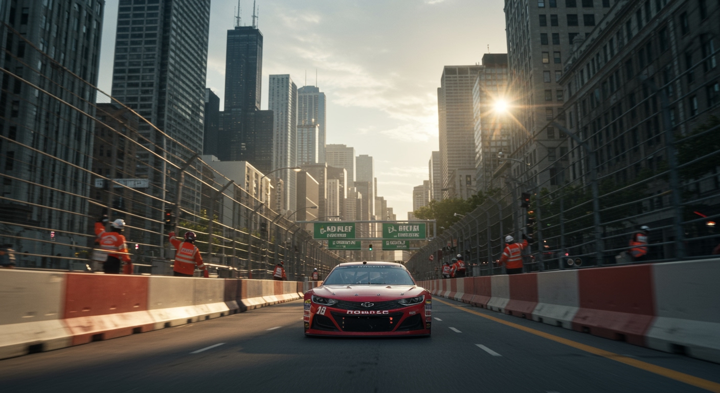 Chicago Gears Up for Third Consecutive NASCAR Street Race in Grant Park, Detailing Major Traffic Impacts and Public Safety Measures for July 5 6 Weekend
