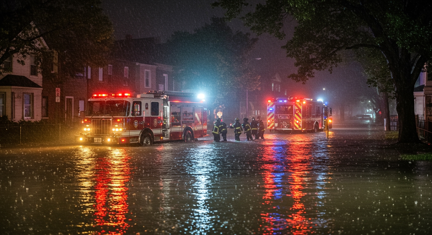 Chicago's West Side Hit by Extreme Rainfall: Flash Flood Prompts Rescues as Nearly 5 Inches Fall in 90 Minutes