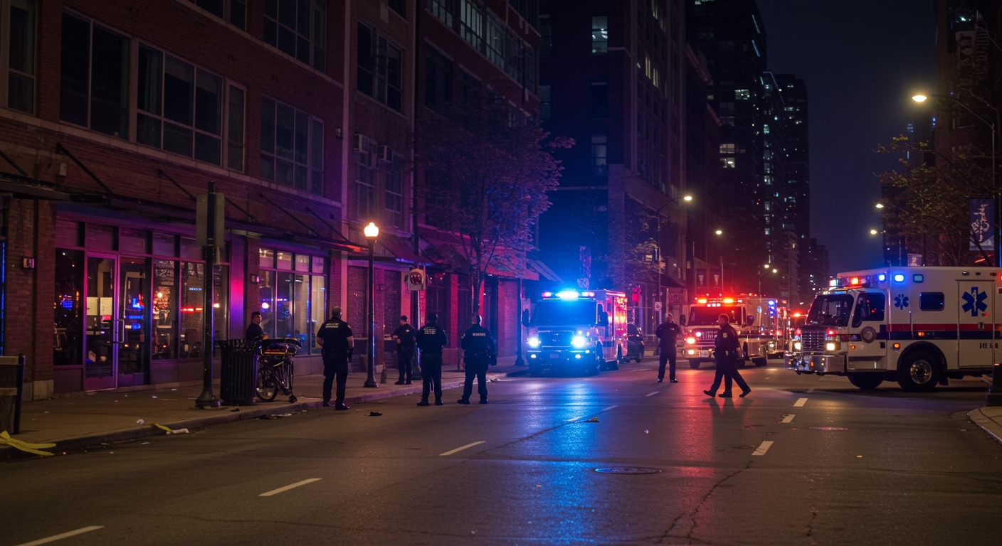Four Killed, 14 Wounded in Chicago's River North Mass Shooting Outside Event Venue