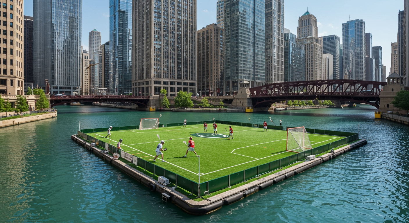 Premier Lacrosse League, Whirlpool Announce Historic Chicago River Floating Arena Ahead of 2025 Return