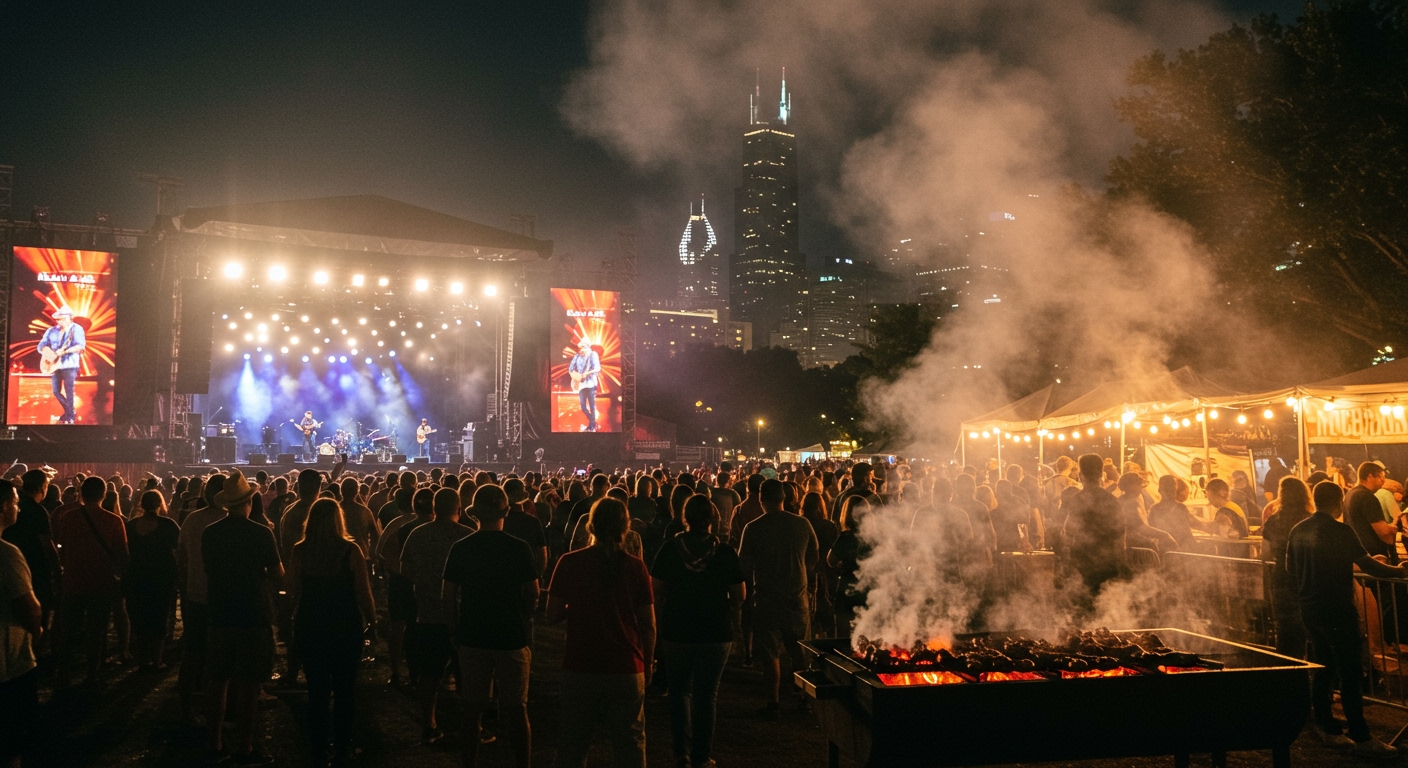 Windy City Smokeout 2025 Ignites Chicago: Full Country Music Lineup and BBQ Feast Announced Near United Center