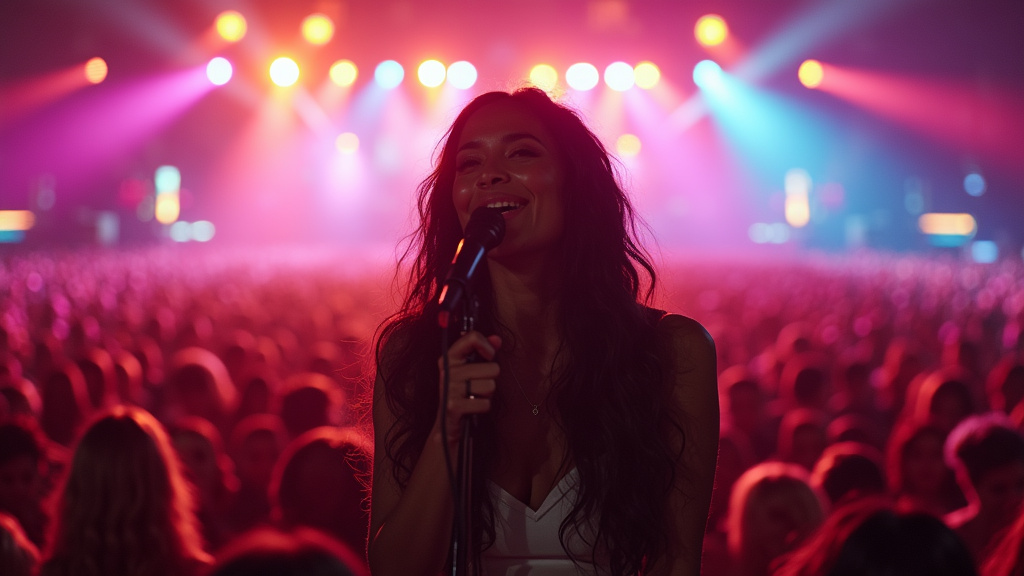 Naomi Scott Captivates Lollapalooza with Debut Major Music Performance