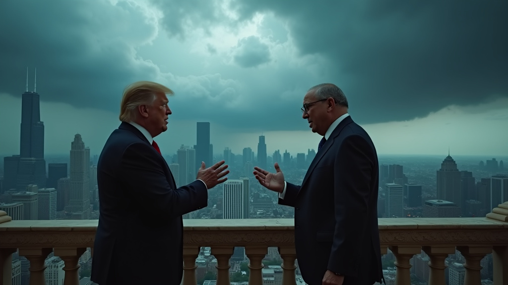 Political Tempest Brews Over Chicago as Trump, Pritzker Lock Horns Amidst Texas Lawmaker Standoff