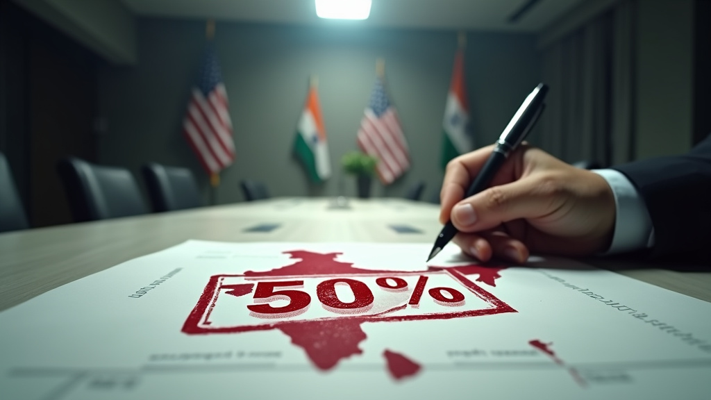 US Slaps 50% Tariff on India in Escalating Trade War Over Russian Oil Purchases