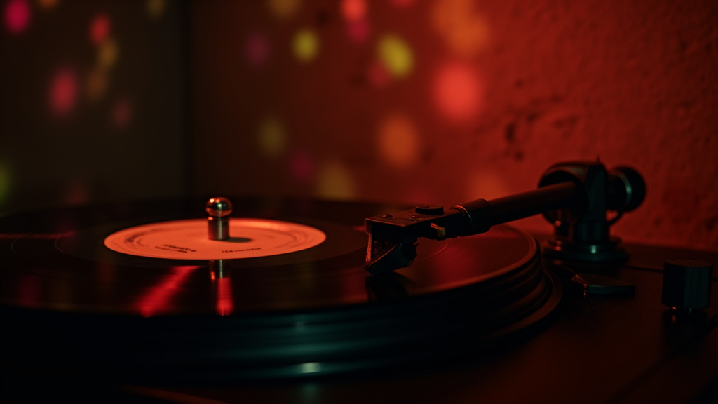 Cinematic wide-angle shot of an intimate Chicago nightlife venue with diverse patrons and atmospheric lighting, representing the city's shift towards smaller, experience-focused spaces.